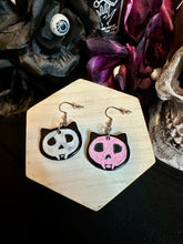 Load image into Gallery viewer, Skull Cat Earrings
