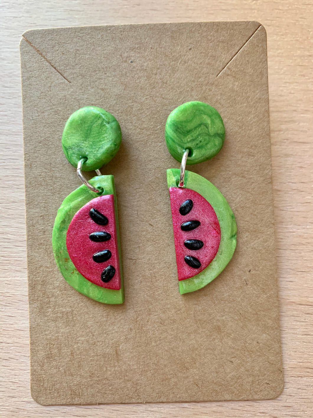 Small Watermelon Dangling Earrings