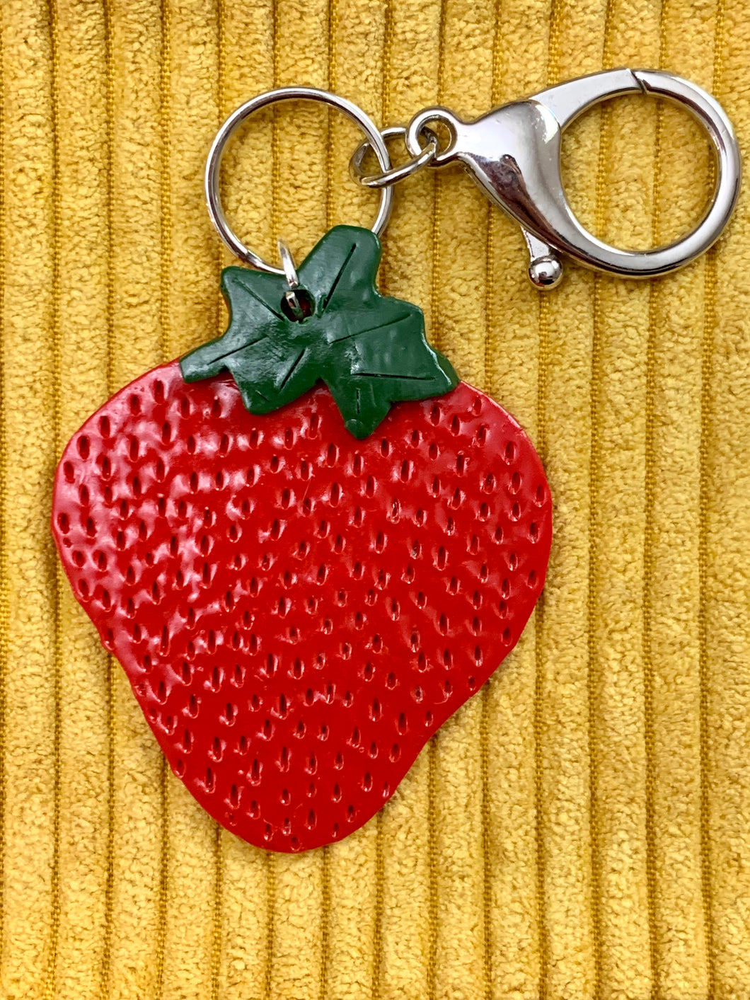 Strawberry keychain