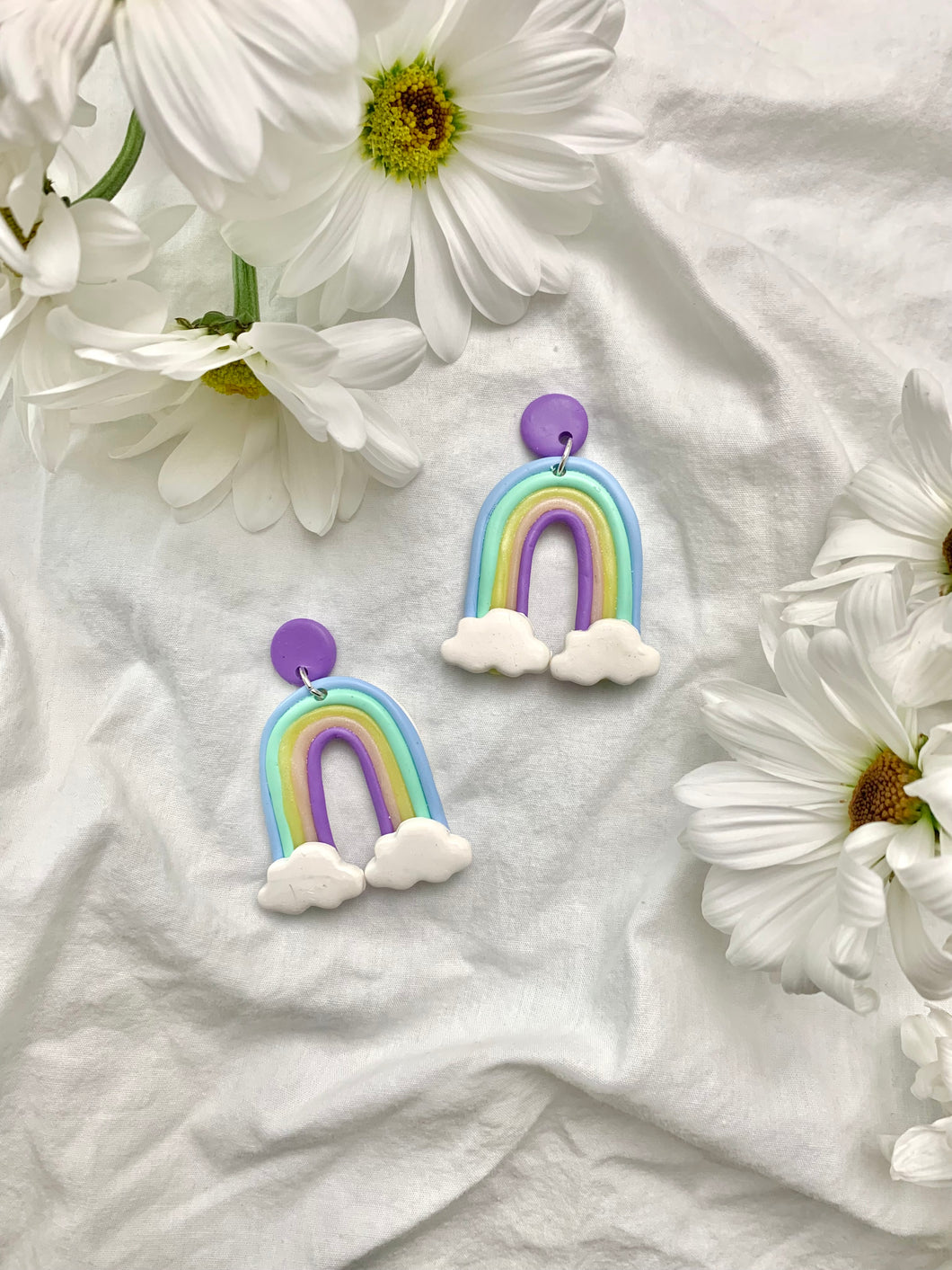 Pastel Rainbow Earrings